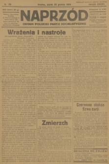 Naprzód : organ Polskiej Partji Socjalistycznej. 1929, nr 291