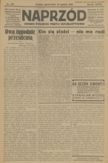 Naprzód : organ Polskiej Partji Socjalistycznej. 1929, nr 294