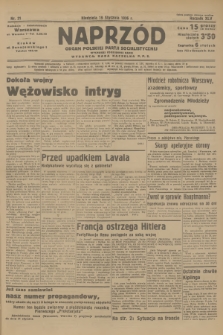 Naprzód : organ Polskiej Partji Socjalistycznej. 1936, nr 21