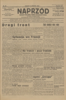 Naprzód : organ Polskiej Partji Socjalistycznej. 1936, nr 25