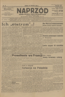 Naprzód : organ Polskiej Partji Socjalistycznej. 1936, nr 27