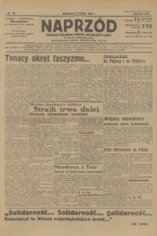 Naprzód : organ Polskiej Partji Socjalistycznej. 1936, nr 45