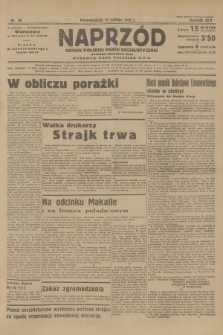 Naprzód : organ Polskiej Partji Socjalistycznej. 1936, nr 46