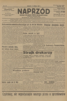 Naprzód : organ Polskiej Partji Socjalistycznej. 1936, nr 47