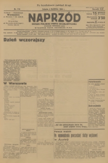 Naprzód : organ Polskiej Partji Socjalistycznej. 1936, nr 114