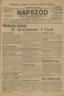 Naprzód : organ Polskiej Partji Socjalistycznej. 1936, nr 245