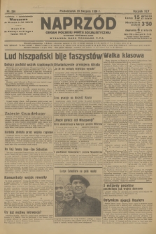 Naprzód : organ Polskiej Partji Socjalistycznej. 1936, nr 266