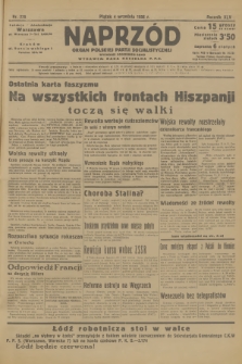Naprzód : organ Polskiej Partji Socjalistycznej. 1936, nr 278