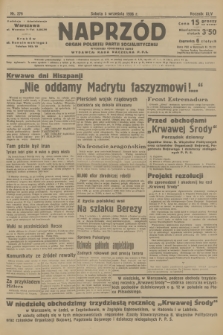 Naprzód : organ Polskiej Partji Socjalistycznej. 1936, nr 279