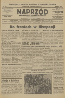 Naprzód : organ Polskiej Partji Socjalistycznej. 1936, nr 316