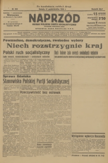 Naprzód : organ Polskiej Partji Socjalistycznej. 1936, nr 322