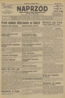 Naprzód : organ Polskiej Partji Socjalistycznej. 1936, nr 377