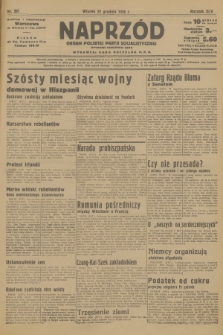 Naprzód : organ Polskiej Partji Socjalistycznej. 1936, nr 391