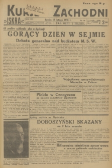 Kurjer Zachodni Iskra. R.29, 1938, nr 46
