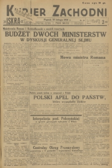 Kurjer Zachodni Iskra. R.29, 1938, nr 48