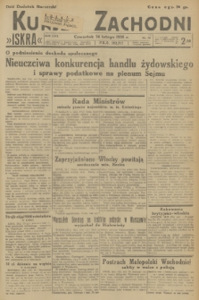 Kurjer Zachodni Iskra. R.29, 1938, nr 54 + dod.