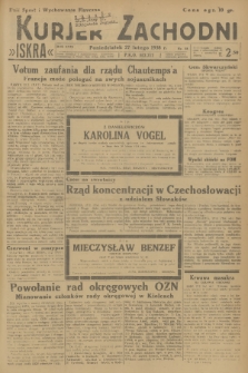 Kurjer Zachodni Iskra. R.29, 1938, nr 58