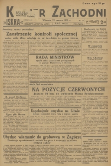 Kurjer Zachodni Iskra. R.29, 1938, nr 87
