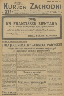 Kurjer Zachodni Iskra. R.29, 1938, nr 101