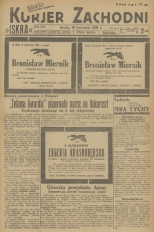 Kurjer Zachodni Iskra. R.29, 1938, nr 107
