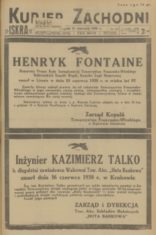 Kurjer Zachodni Iskra. R.29, 1938, nr 164