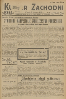 Kurjer Zachodni Iskra. R.29, 1938, nr 168