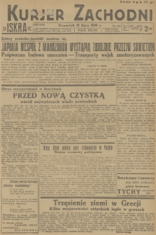 Kurjer Zachodni Iskra. R.29, 1938, nr 198
