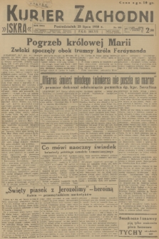 Kurjer Zachodni Iskra. R.29, 1938, nr 202