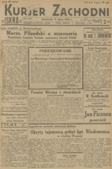 Kurjer Zachodni Iskra. R.29, 1938, nr 208