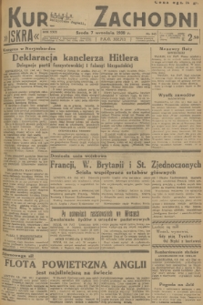 Kurjer Zachodni Iskra. R.29, 1938, nr 245