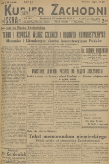Kurjer Zachodni Iskra. R.29, 1938, nr 263