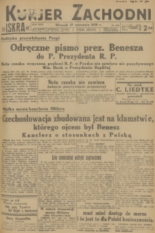 Kurjer Zachodni Iskra. R.29, 1938, nr 265
