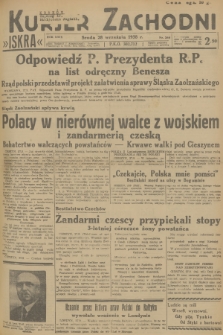 Kurjer Zachodni Iskra. R.29, 1938, nr 266