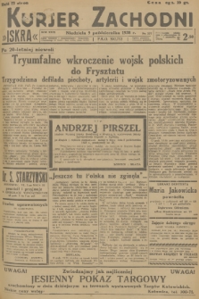 Kurjer Zachodni Iskra. R.29, 1938, nr 277