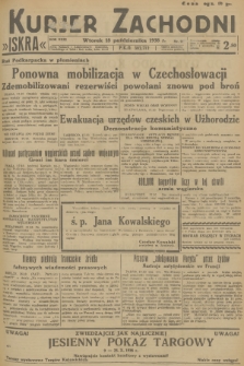 Kurjer Zachodni Iskra. R.29, 1938, nr 286