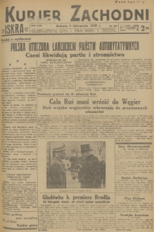 Kurjer Zachodni Iskra. R.29, 1938, nr 304