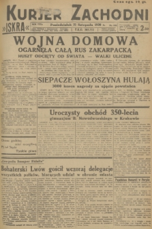 Kurjer Zachodni Iskra. R.29, 1938, nr 320