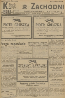 Kurjer Zachodni Iskra. R.29, 1938, nr 344 + dod.