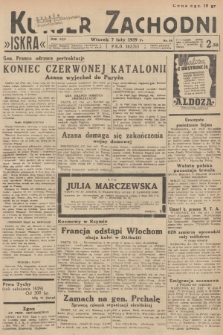 Kurjer Zachodni Iskra. R.30, 1939, nr 38