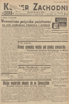 Kurjer Zachodni Iskra. R.30, 1939, nr 87