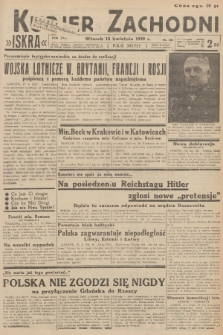 Kurjer Zachodni Iskra. R.30, 1939, nr 106