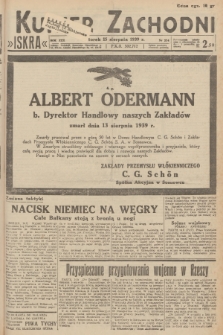 Kurjer Zachodni Iskra. R.30, 1939, nr 224
