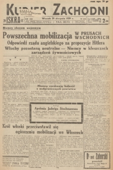 Kurjer Zachodni Iskra. R.30, 1939, nr 238