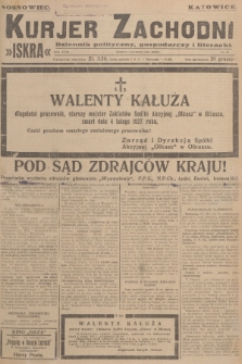 Kurjer Zachodni Iskra : dziennik polityczny, gospodarczy i literacki. R.18, 1927, nr 35