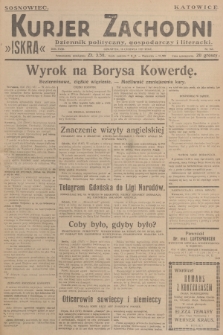 Kurjer Zachodni Iskra : dziennik polityczny, gospodarczy i literacki. R.18, 1927, nr 163