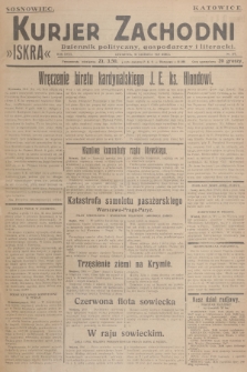Kurjer Zachodni Iskra : dziennik polityczny, gospodarczy i literacki. R.18, 1927, nr 177