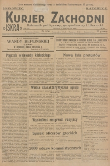 Kurjer Zachodni Iskra : dziennik polityczny, gospodarczy i literacki. R.18, 1927, nr 228