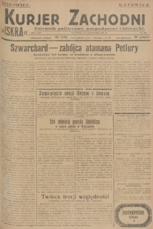 Kurjer Zachodni Iskra : dziennik polityczny, gospodarczy i literacki. R.18, 1927, nr 288
