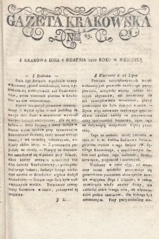 Gazeta Krakowska. 1820 , nr 63