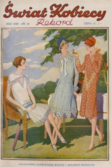 Świat Kobiecy. R.8, 1928, nr 11